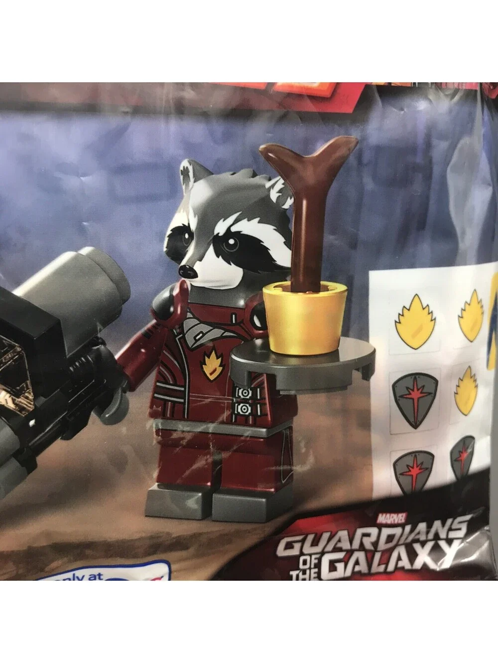 LEGO Marvel Super Heroes: Rocket Raccoon 5002145 Toys R Us minifigure poly bag